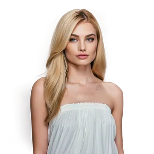Glamorous Blond Hair PNG Pco PNG