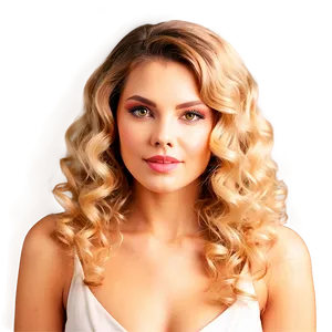 Glamorous Perm Hair For Special Events PNG 06282024 PNG