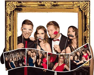 Glamorous Photo Booth Fun PNG