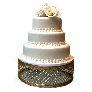 Glamorous Wedding Cake PNG 88