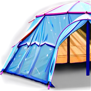 Glamping Tent PNG Off