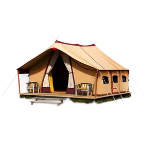 Glamping Tent PNG Qus