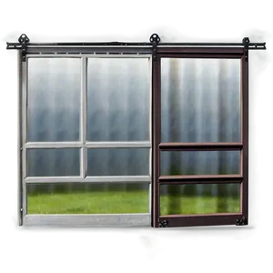 Glass Barn Door PNG 30