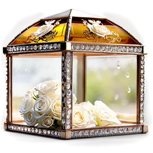 Glass Box For Wedding Cards Png 06282024 PNG image