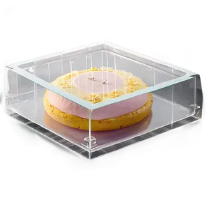 Glass Cake Box Png 06282024 PNG image