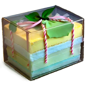 Glass Cake Box Png 06282024 PNG image