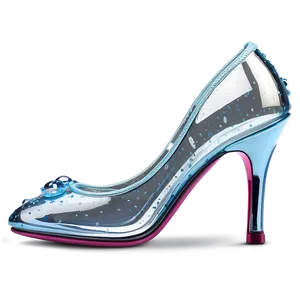 Glass Cinderella Heel Png 06292024 PNG image