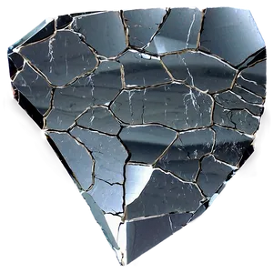 Glass Crack With Reflection PNG Wta5