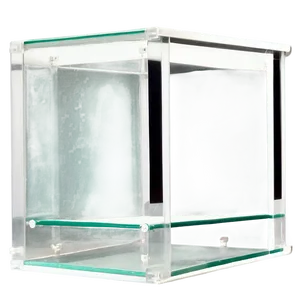 Glass Display Box With Stand PNG 06282024