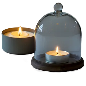 Glass Dome Candle Holder PNG 57 PNG