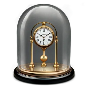 Glass Dome Clock Cover PNG 8 PNG