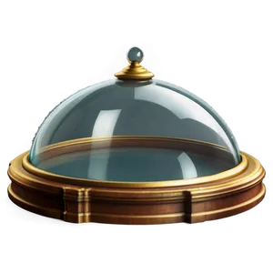 Glass Dome For Miniature Scene PNG 06282024 PNG
