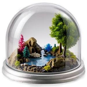 Glass Dome For Miniature Scene PNG 84 PNG