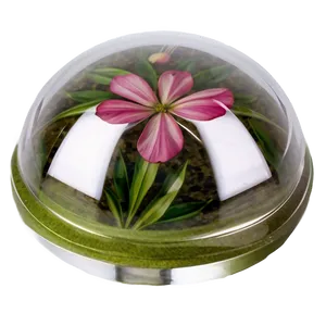 Glass Dome Paperweight PNG 60