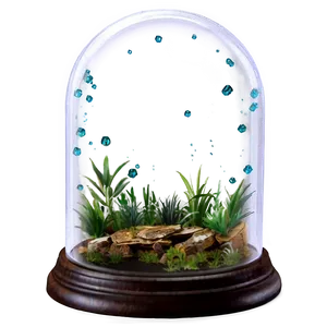 Glass Dome With Crystal Base PNG 48 PNG