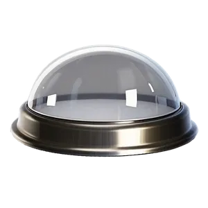 Glass Dome With Silver Base PNG Dlt17 PNG