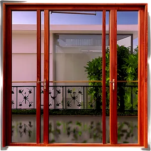 Glass Door For Balcony PNG Swx