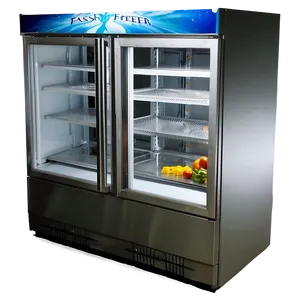 Glass Door Freezer Png 06212024 PNG image