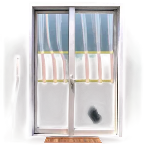 Glass Door With Blinds PNG 13