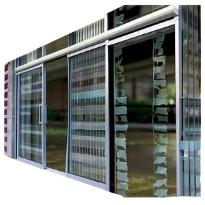 Glass Door With Blinds PNG 76