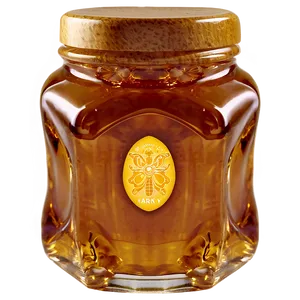 Glass Honey Jar Png 06132024 PNG image