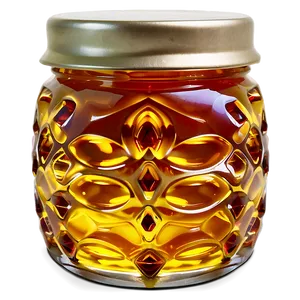 Glass Honey Jar Png 06212024 PNG image