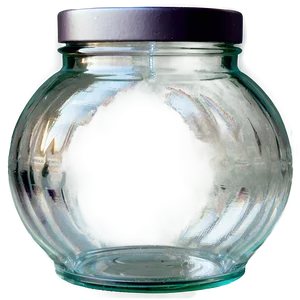 Glass Jar A PNG image