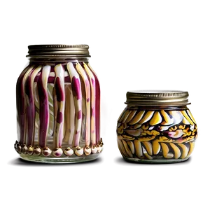 Glass Jar Crafts PNG Ekh82