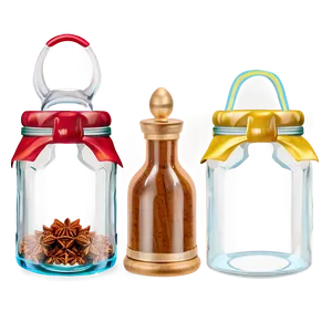 Glass Jar For Spices PNG 52