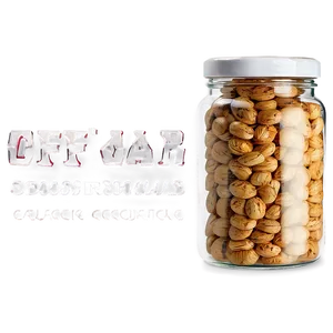 Glass Jar For Storage PNG Osf