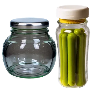 Glass Jar With Handle Png Khp82 PNG image