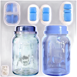 Glass Jar With Silicone Sleeve PNG 06132024 PNG