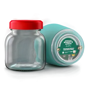 Glass Jar With Silicone Sleeve PNG 70 PNG