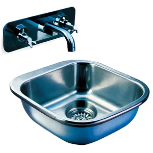 Glass Kitchen Sink PNG Klm