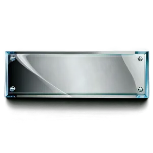 Glass Name Plate Png 87 PNG image