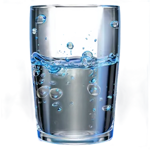 Glass Of Water With Bubbles Png 05252024 PNG image