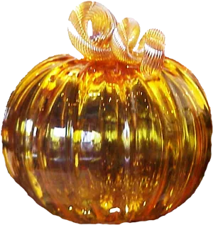 Glass Pumpkin Decoration PNG image