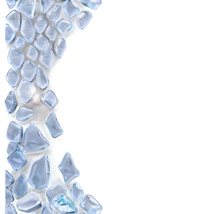 Glass Shards Border PNG Gvg
