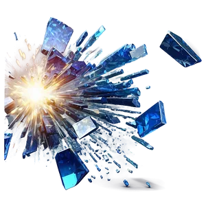 Glass Shards Explosion Png 06212024 PNG image