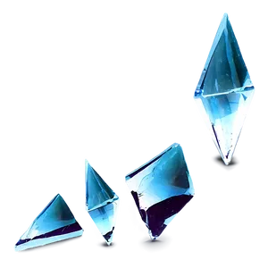 Glass Shards On Black Background PNG 06212024