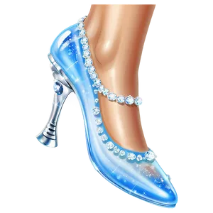 Glass Slipper For Bridal Theme PNG Jta