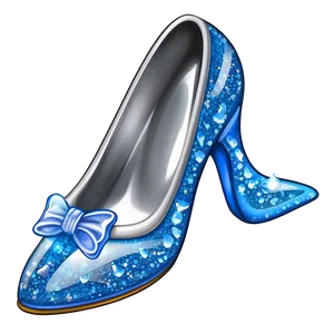 Glass Slipper With Glitter Detail Png 10 PNG image