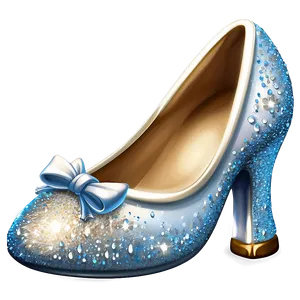 Glass Slipper With Glitter Detail Png 72 PNG image