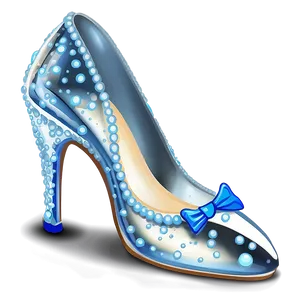 Glass Slipper With Reflection PNG 84