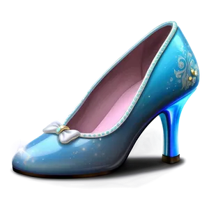 Glass Slipper With Soft Glow PNG 86 PNG
