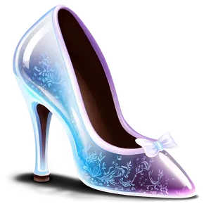 Glass Slipper With Soft Glow PNG Wtc