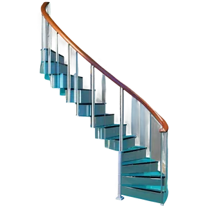 Glass Spiral Staircase Png Bjm PNG image