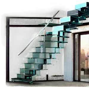 Glass Stairs Inspiration Png Hnt10 PNG image