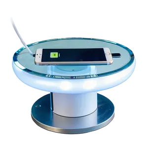 Glass Table With Integrated Charging PNG 06292024