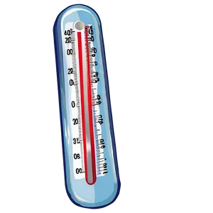 Glass Thermometer PNG Gec44
